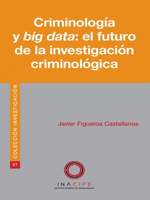 cover image of Criminología y Big data
